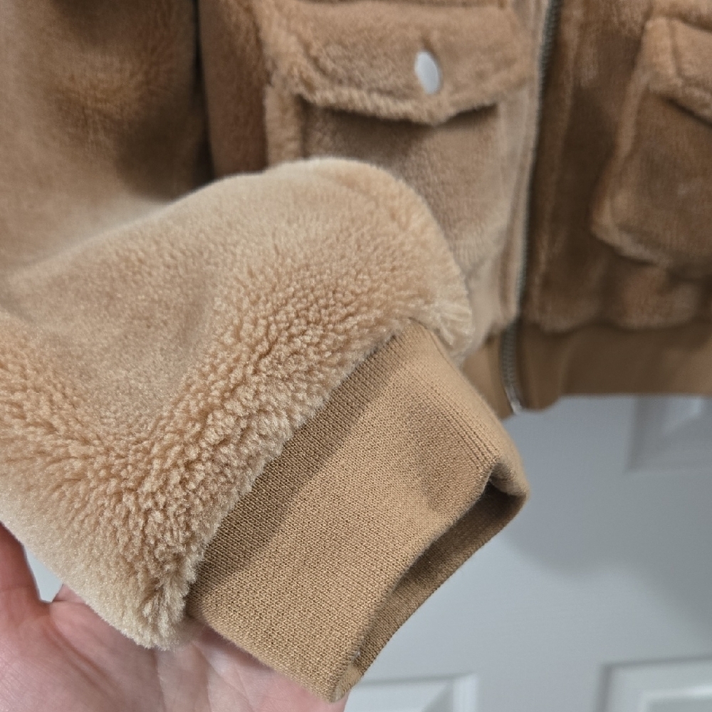 Cropped Bomber Jacket - Picture 2 of 4